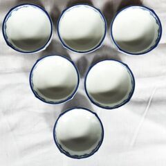 有田焼 鍋島壽山 豆鉢 6客 唐子の画像