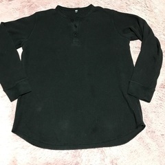 ユニクロ　長袖　メンズL 黒