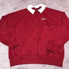 赤　トレーナー　メンズM