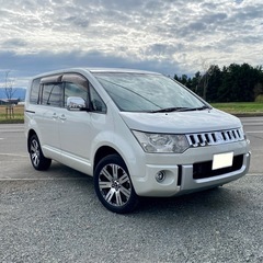 車検長期ディーゼルターボ4WD三菱デリカD5