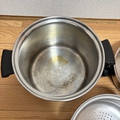 【受取人様決定】最終価格　アムウェイ　クイーン　マルチプレイ　鍋　蒸し器の画像