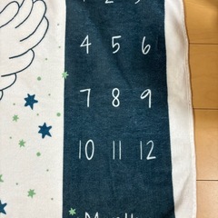 美品✨️月齢photo📷✨👶ブランケット❣️の画像
