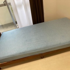 シングルベッド   マットレス付き