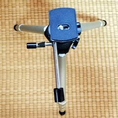 【7月末処分】カメラ三脚 金属 HAKUBA SANYO カメラのサンヨー 大型 130cm 【HAKUBA REGULAR 4sec. E.V. TRIPOD with universal pan head】の画像