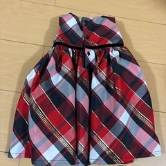 美品✨️🧒チェック柄ドレス👗の画像