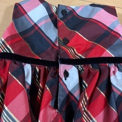 美品✨️🧒チェック柄ドレス👗の画像