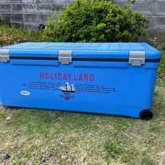 80Lクーラーボックス ホリディクーラー ブルー 釣り アウトド...