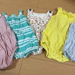 春夏🌻ロンパースおまとめ5点❣️