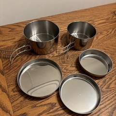 キャンピング食器5点セット/未使用