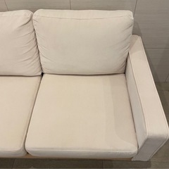 Moss 2人掛けソファ　アイボリーの画像