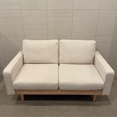 Moss 2人掛けソファ　アイボリー