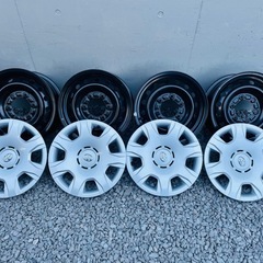 新車外し❗️ハイエース200系純正15インチスチールホイール