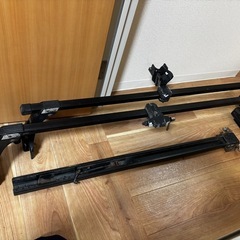 デリカD5 ベースキャリアと自転車ラック