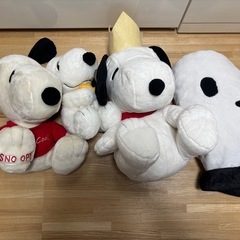 スヌーピー＆ウッドストックぬいぐるみセット♡の画像