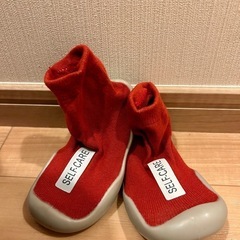 【新品未使用】ソックスシューズ　13㎝　ソックスタイプ（黄色12...