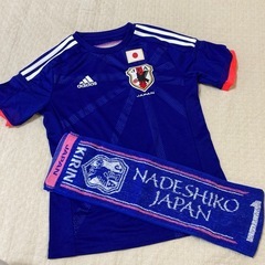 サッカー日本代表ユニフォーム　タオル付き