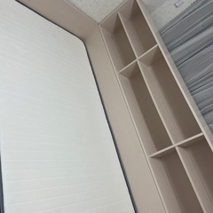 本棚付きベットの画像