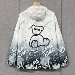 【UV対策】グラフィックプリントジャケット Mサイズ 新品未使用 薄手 速乾 男女兼用の画像