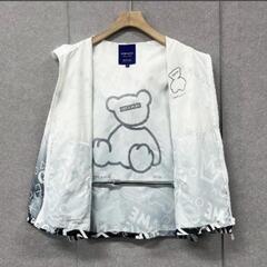 【UV対策】グラフィックプリントジャケット Mサイズ 新品未使用 薄手 速乾 男女兼用の画像