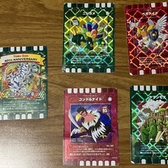ぐるり森カードキラキラ５枚(折れあり)