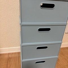 ニトリ　Nインボックス バスケット フタ付の画像