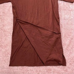 【一枚で決まるTシャツワンピース】リラックス ロングTシャツ Mの画像