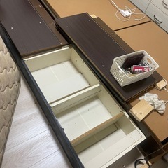 シングルベッドフレーム(おまけ有り の画像