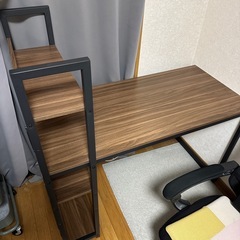 LifeFairパソコンデスク ラック付きデスク 両用デスク デ...