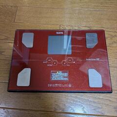 タニタ 体重・体組成計 インナースキャン50 メタリックレッド ...