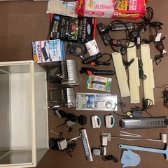 受け渡し者決定の為一時受付終了　5点1000円  アクアリウム用品