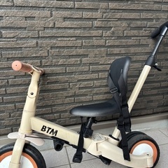 BTM キッズ三輪車 二輪車の画像