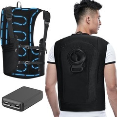 新品！！冷水服-20℃冷却効果36冷水ベスト10000mAhバッ...
