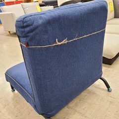 J9425　ヤマソロ　一人掛けソファ　ハルモニア　ブルー　クリーニング済み【リユースのサカイ柏店】参考価格16,800円の画像