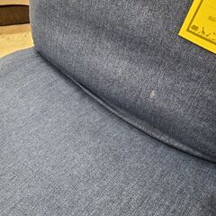 J9425　ヤマソロ　一人掛けソファ　ハルモニア　ブルー　クリーニング済み【リユースのサカイ柏店】参考価格16,800円の画像
