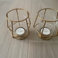 IKEAライト2個、小物ケース