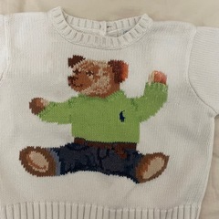Ralph Lauren ポロベアニットセーター 9M（70㎝）の画像