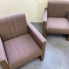 1人がけソファ椅子　2台セット