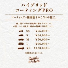 コーティング、ルームクリーニングのご案内 - その他