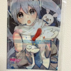 初音ミク✖️赤い羽根 クリアファイル