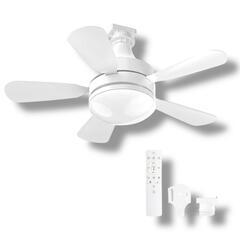 シーリングファンライト ファンライト DCモーター 扇風機 LE...