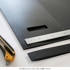 [新品未使用]山崎実業(Yamazaki) スリム蓋付きゴミ箱 2個組 ブラック 約W19×D40×H54cm(1個あたり) タワー 折り畳んで運べる 5206の画像