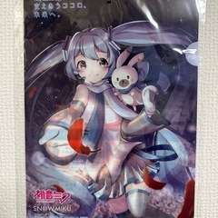 初音ミク✖️赤い羽根 クリアファイルの画像