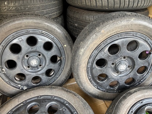 福岡★MLJ エクストリームJ KK03 14インチ 4.5J +45 4-100 サテンブラック4本値下げ&交渉！