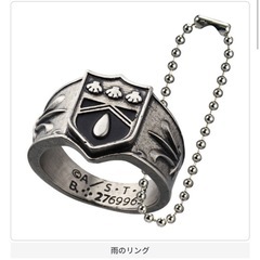 カプセルのまま　雨のリング　家庭教師ヒットマンREBORN! Ringcolle! DX ボンゴレリング　ガチャの画像