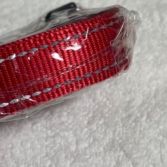 犬リード 散歩 持ち手2個 ロングリード 1.5m レッド 犬の画像