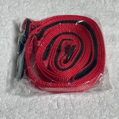 犬リード 散歩 持ち手2個 ロングリード 1.5m レッド 犬の画像