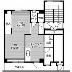 ◆敷金・礼金が無料！◆ビレッジハウス馬場1号棟 (203号…