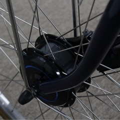 【美品】2022年モデル BRIDGESTONE フロンティア ノーブルネイビー F6DB42 電動アシスト 自転車の画像