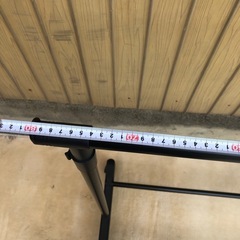 黒 ハンガーラック 収納の画像