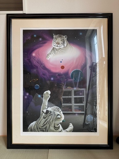 シムシメール 星から生まれて 額:縦1m越え